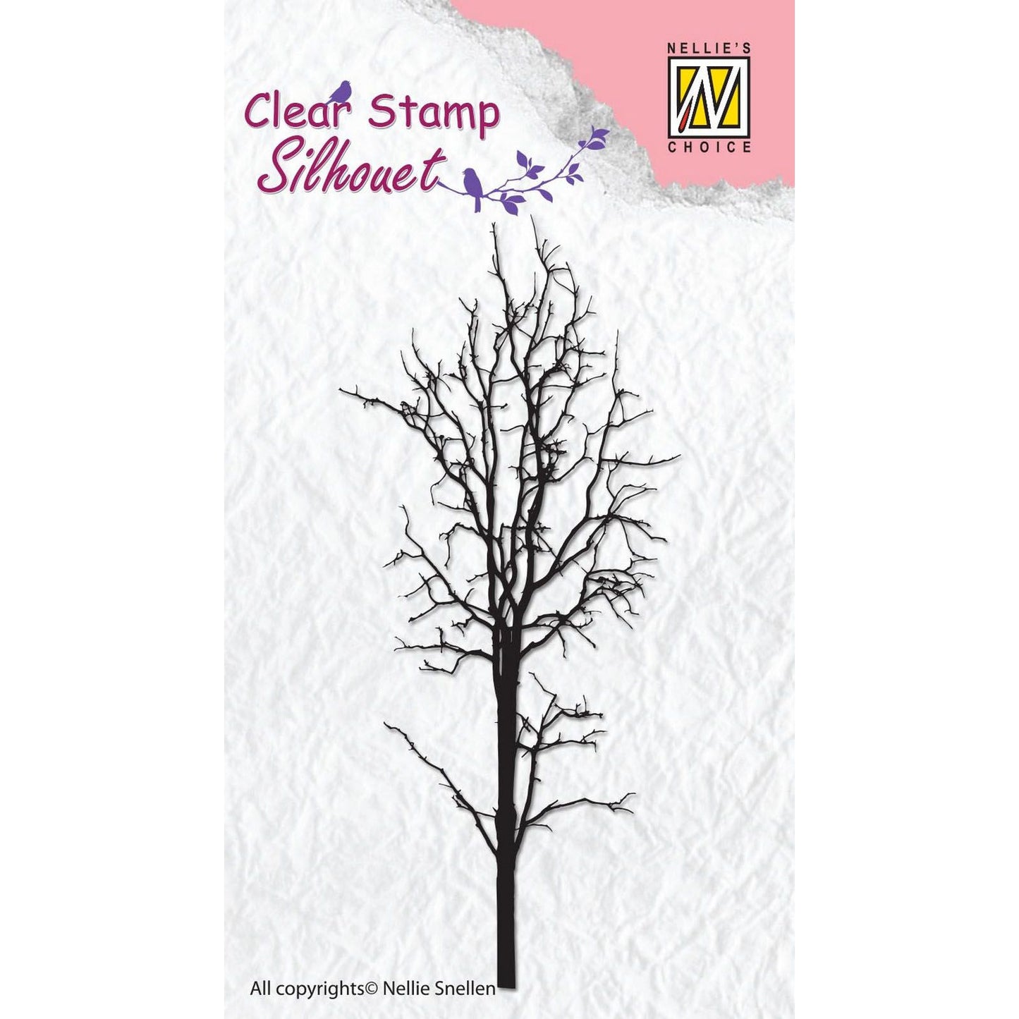 Nellies Wahl • Silhouette Clear Stamps Tree-1