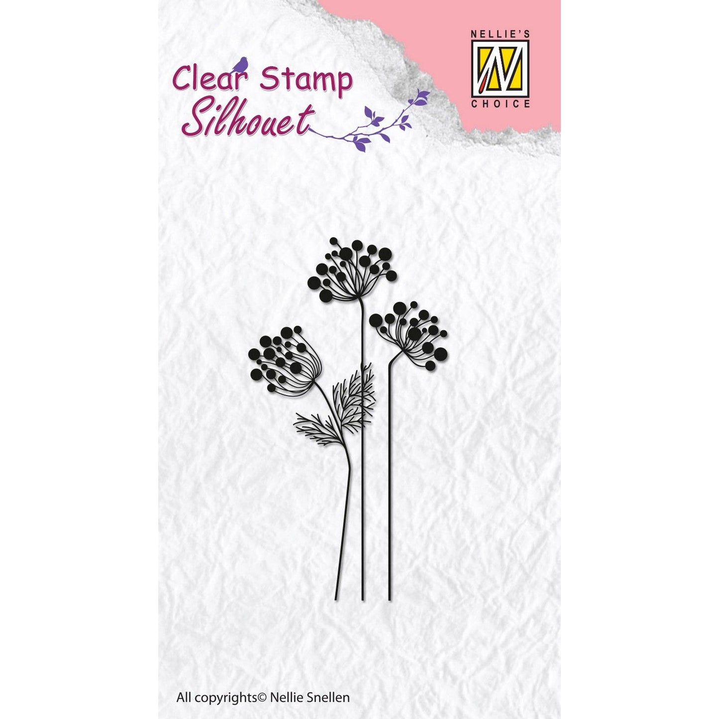 Nellies Wahl • Silhouette Clear Stamps Flower-10