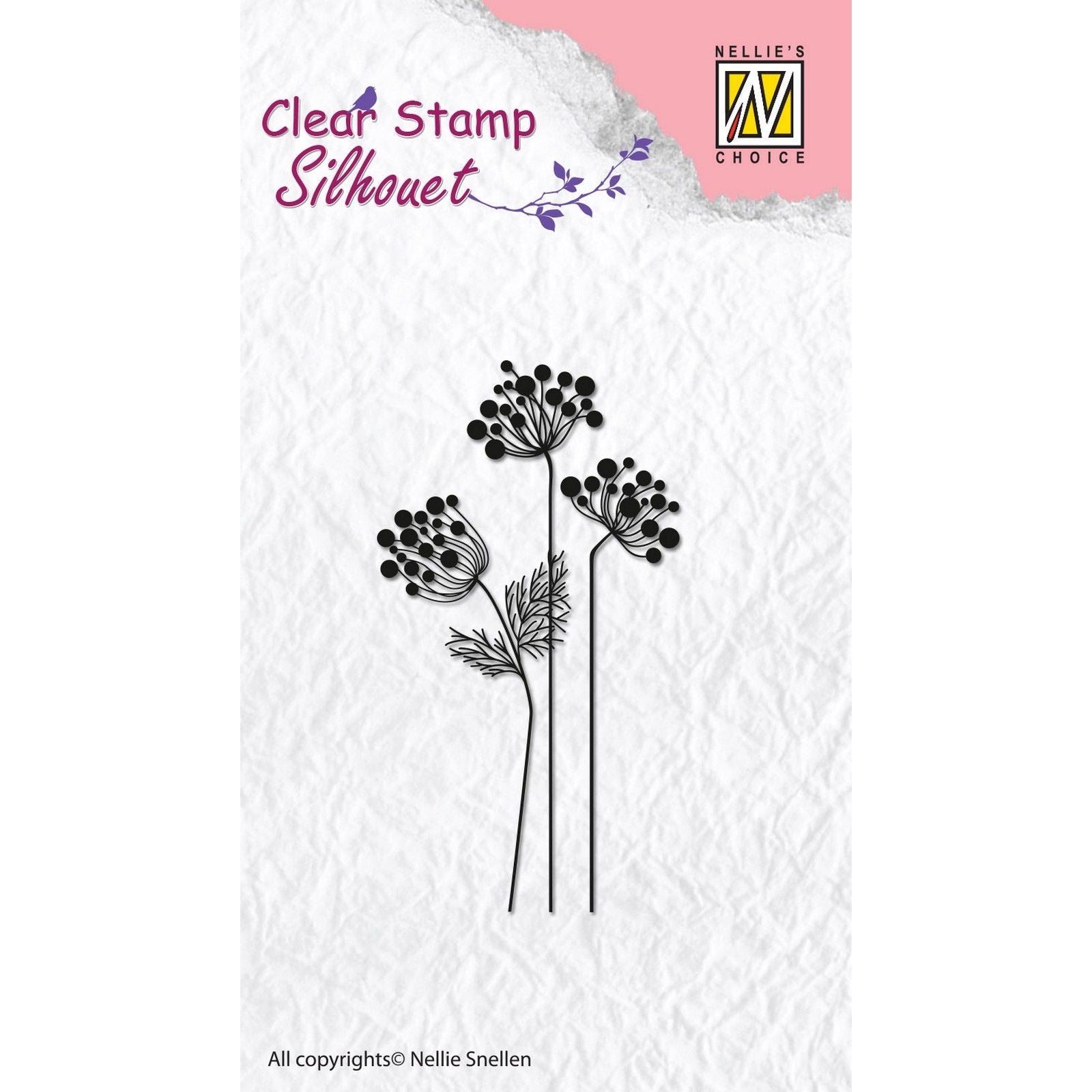 Nellies Wahl • Silhouette Clear Stamps Flower-10