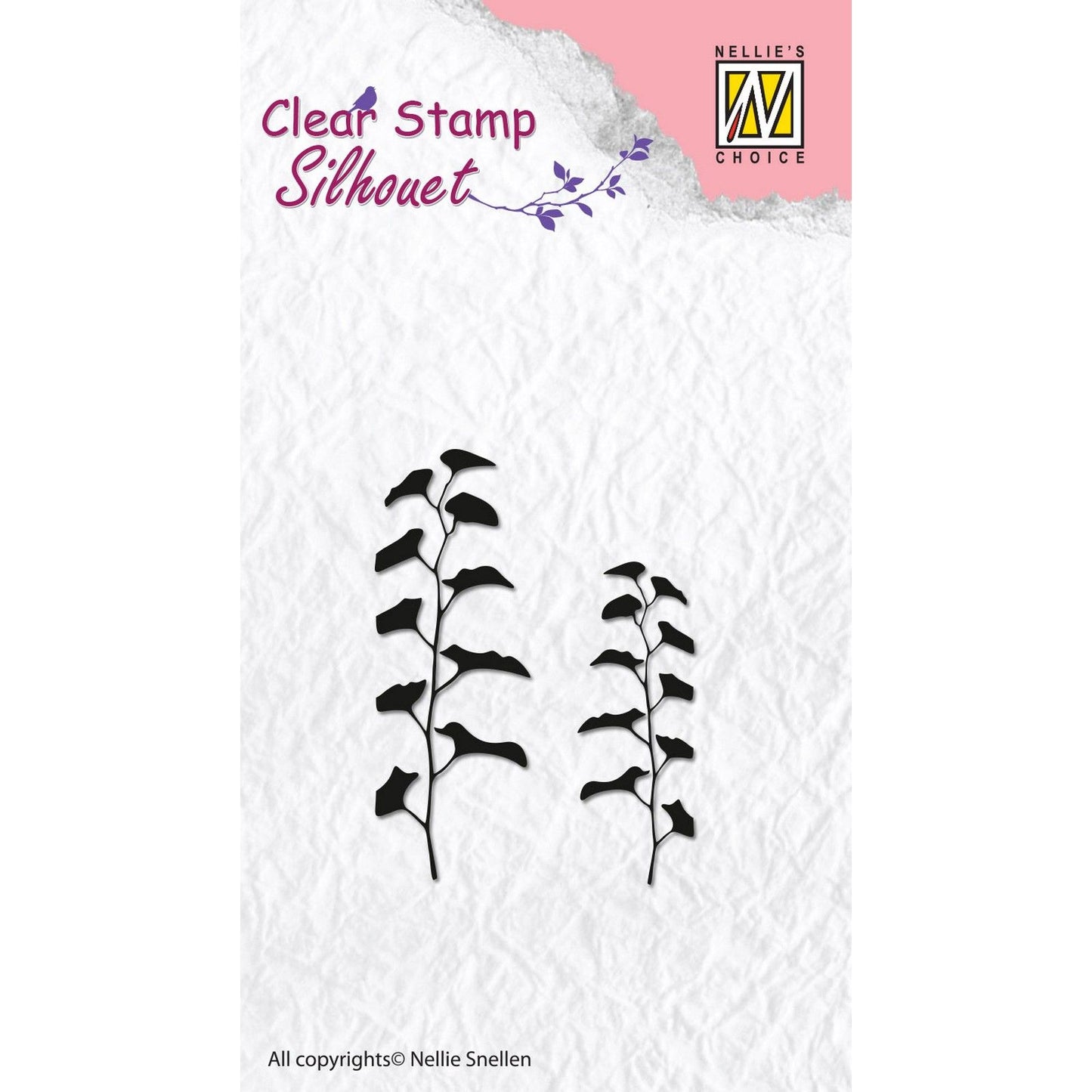 Nellies Wahl • Silhouette Clear Stamp Flower 13