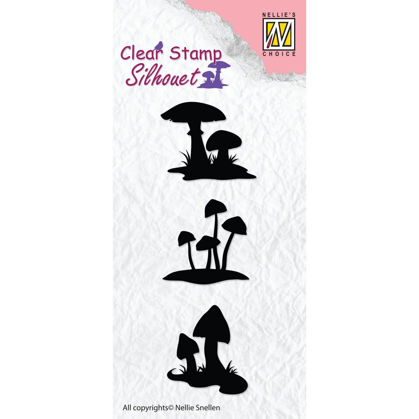 Nellies Wahl • Silhouette Clear Stamps Pilze