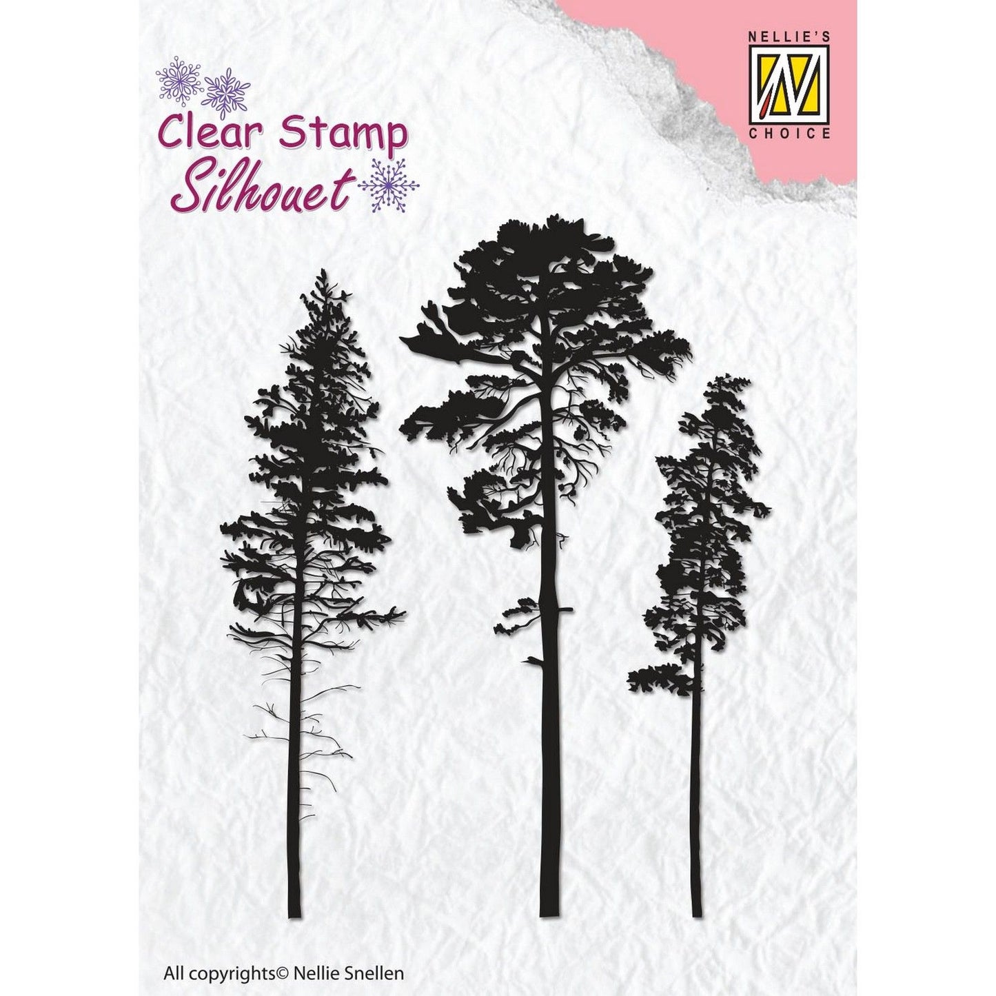 Nellies Wahl • Silhouetten-Klarstempel 3 Kiefern