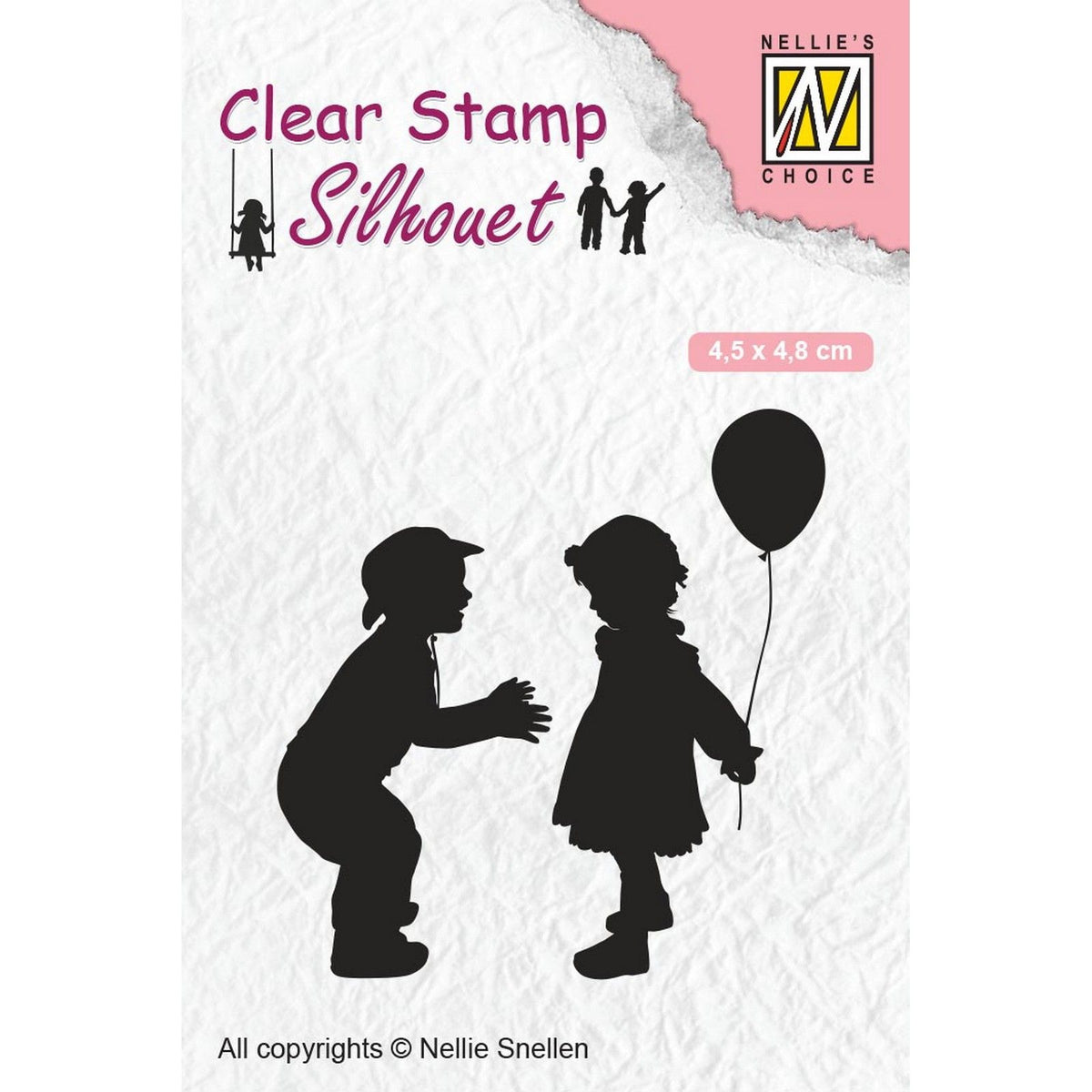 Nellies Wahl • Klarsichtstempel-Silhouettenballon