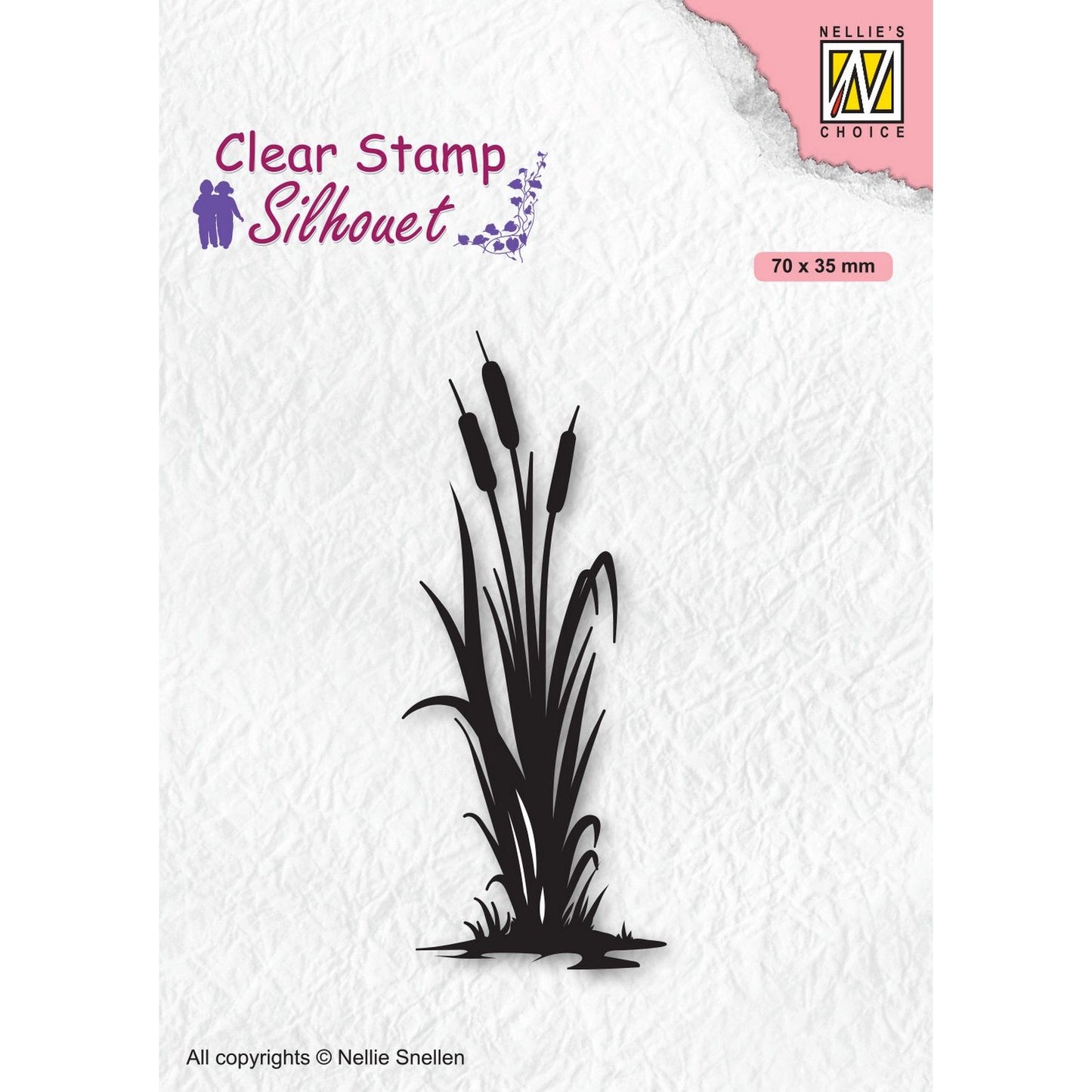Nellies Wahl • Silhouette Clear Stamps Binsen-2