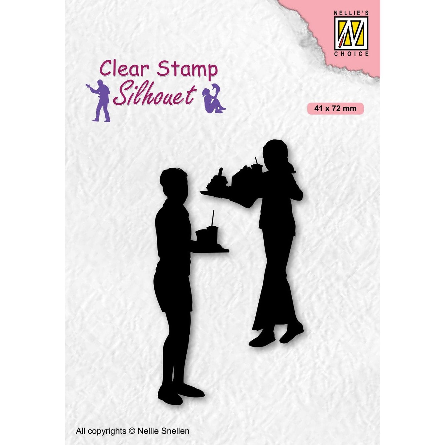 Nellies Wahl • Silhouette Clear Stamps Teens-Serie Snack-Time