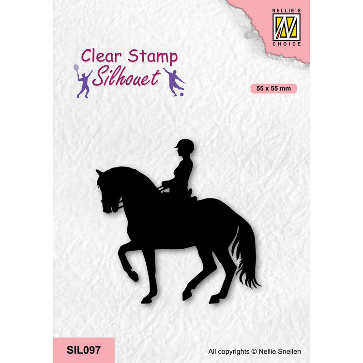 Nellies Wahl • Silhouette-Klarstempel, Sportserie, Pferdesport