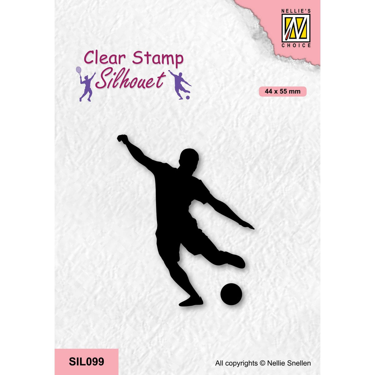 Nellie's Choice • Silhouetten klare Stempel Sportserie Fußballspieler