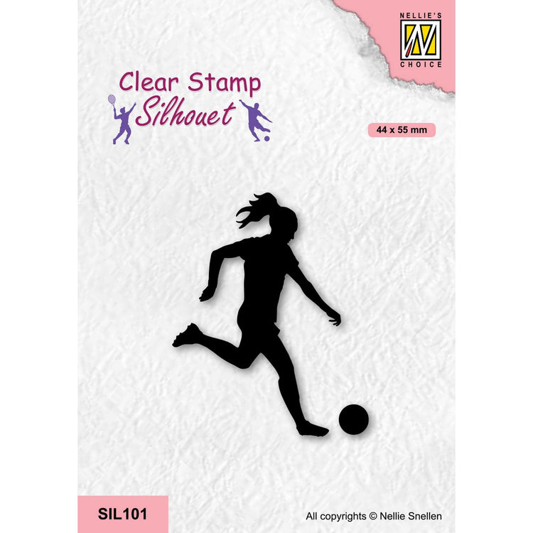 Nellies Wahl • Silhouette-Klarstempel, Sportserie, Frauenfußball