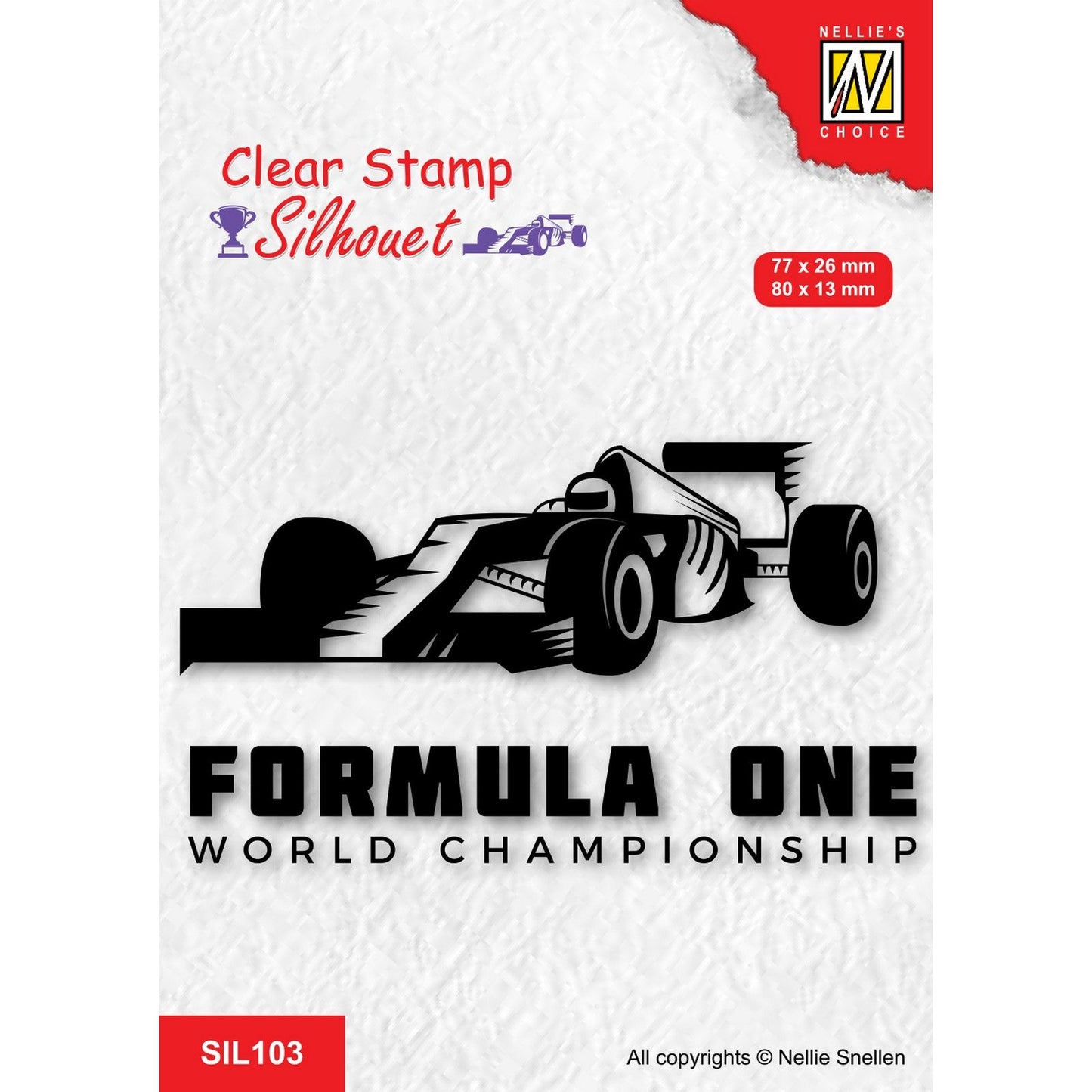 Nellies Wahl • Silhouette Clear Stamps Formula One Series-2