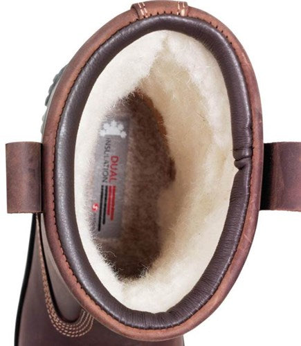 Sixton Sicherheitsstiefel Montana Wolle S3 44 braun