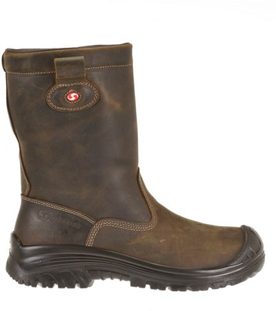 Sixton Sicherheitsstiefel Montana Wolle S3 45 braun