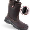 Sixton Sicherheitsstiefel Montana gefüttert S3 39 braun