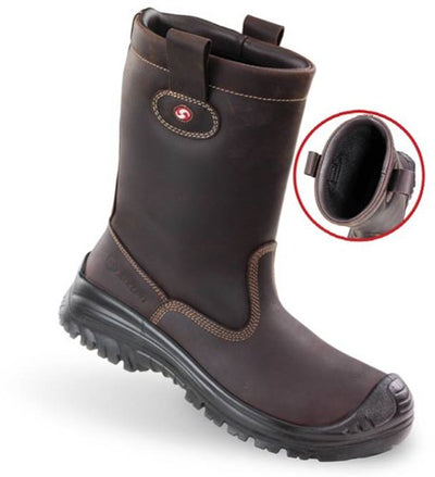 Sixton Sicherheitsstiefel Montana gefüttert S3 40 braun