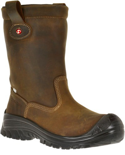 Sixton Sicherheitsstiefel Montana HDRY gefüttert S3 43 braun
