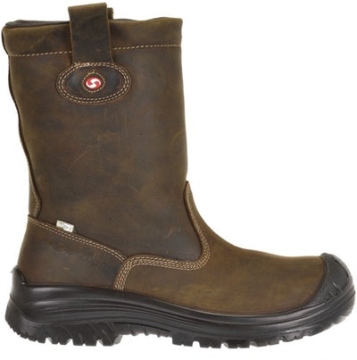 Sixton Sicherheitsstiefel Montana HDRY Wolle S3 39 braun