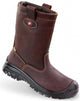 Sixton Sicherheitsstiefel Montana HDRY Wolle S3 46 braun