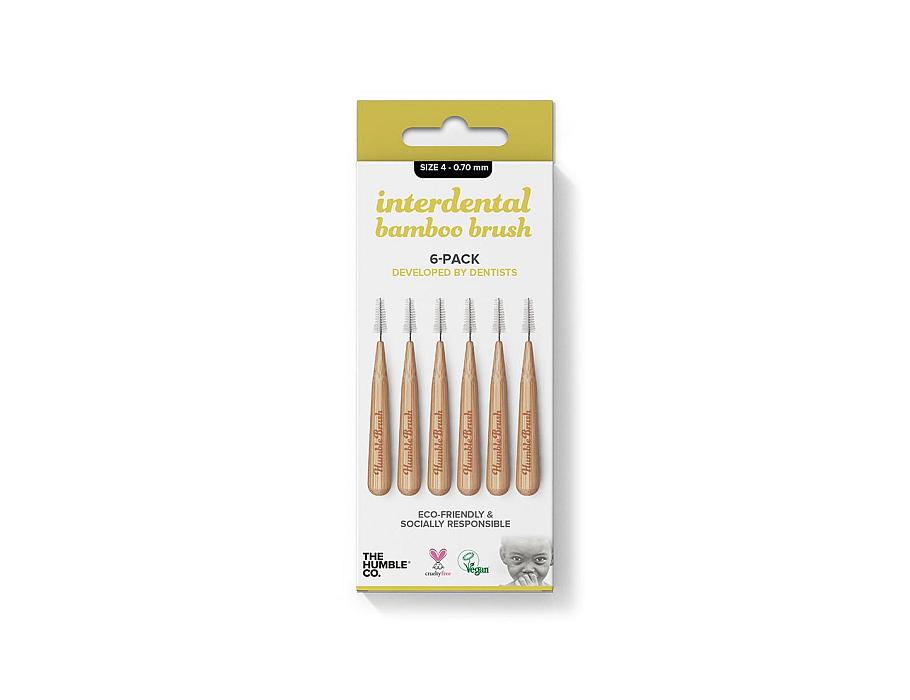 Der Humble Co. Interdental Pinsel 6 St. gelb 0,70 mm