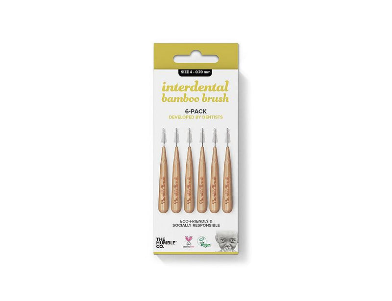 Der Humble Co. Interdental Pinsel 6 St. gelb 0,70 mm