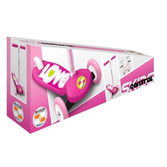 Skids kontrollieren 3-Rad-Kinder Stieffußbrems Mädchen rosa