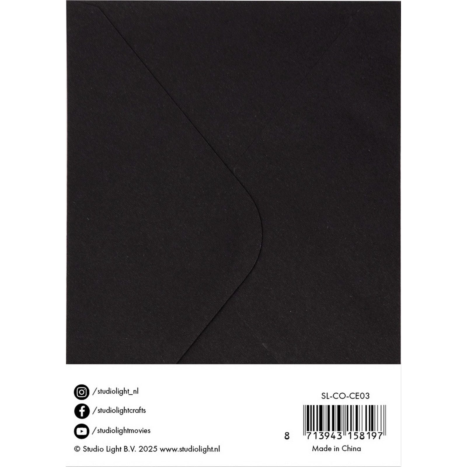 Studiolicht • Verbrauchsmaterial Karten Umschläge schwarz A6
