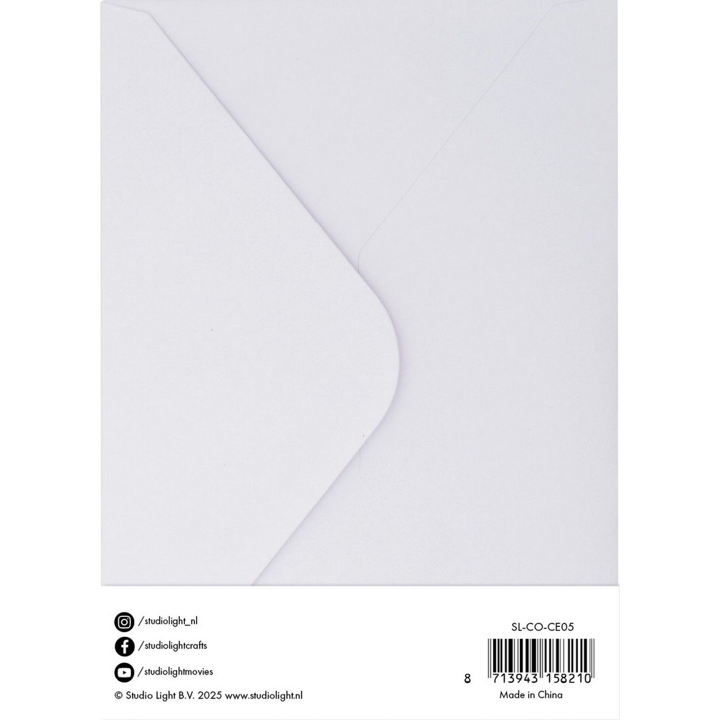 Studiolicht • Kartenumschläge weiß 12,70x17,78cm