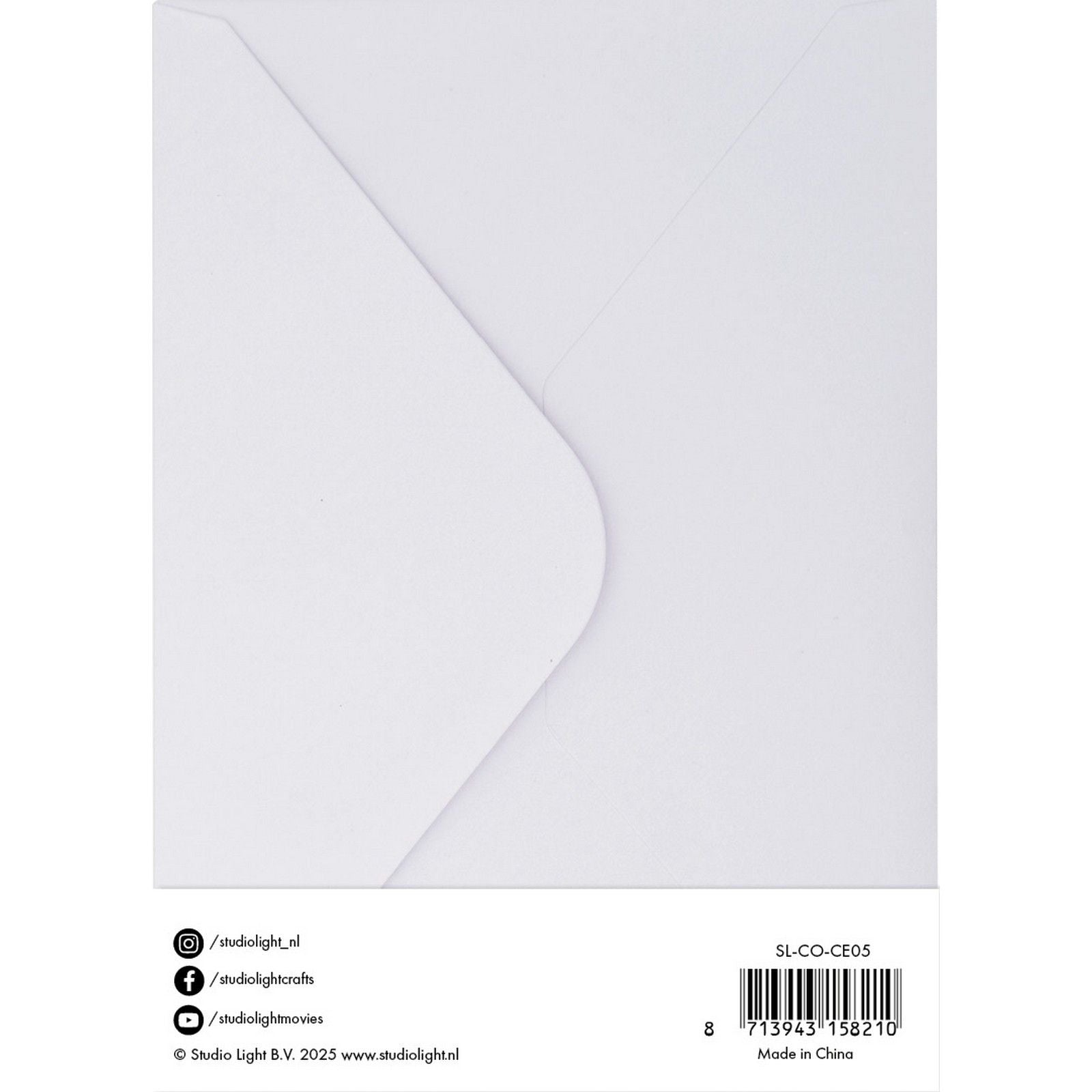 Studiolicht • Kartenumschläge weiß 12,70x17,78cm