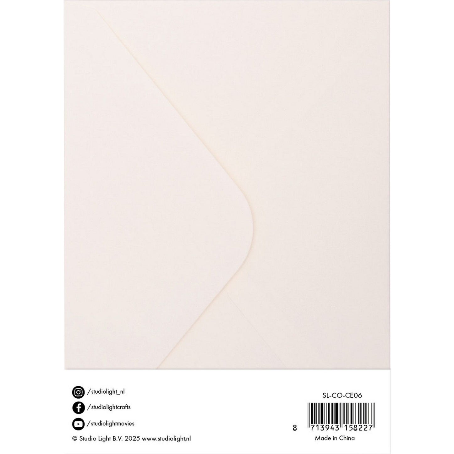 Studio Light • Kartenumschläge Creme 12,70x17,78cm