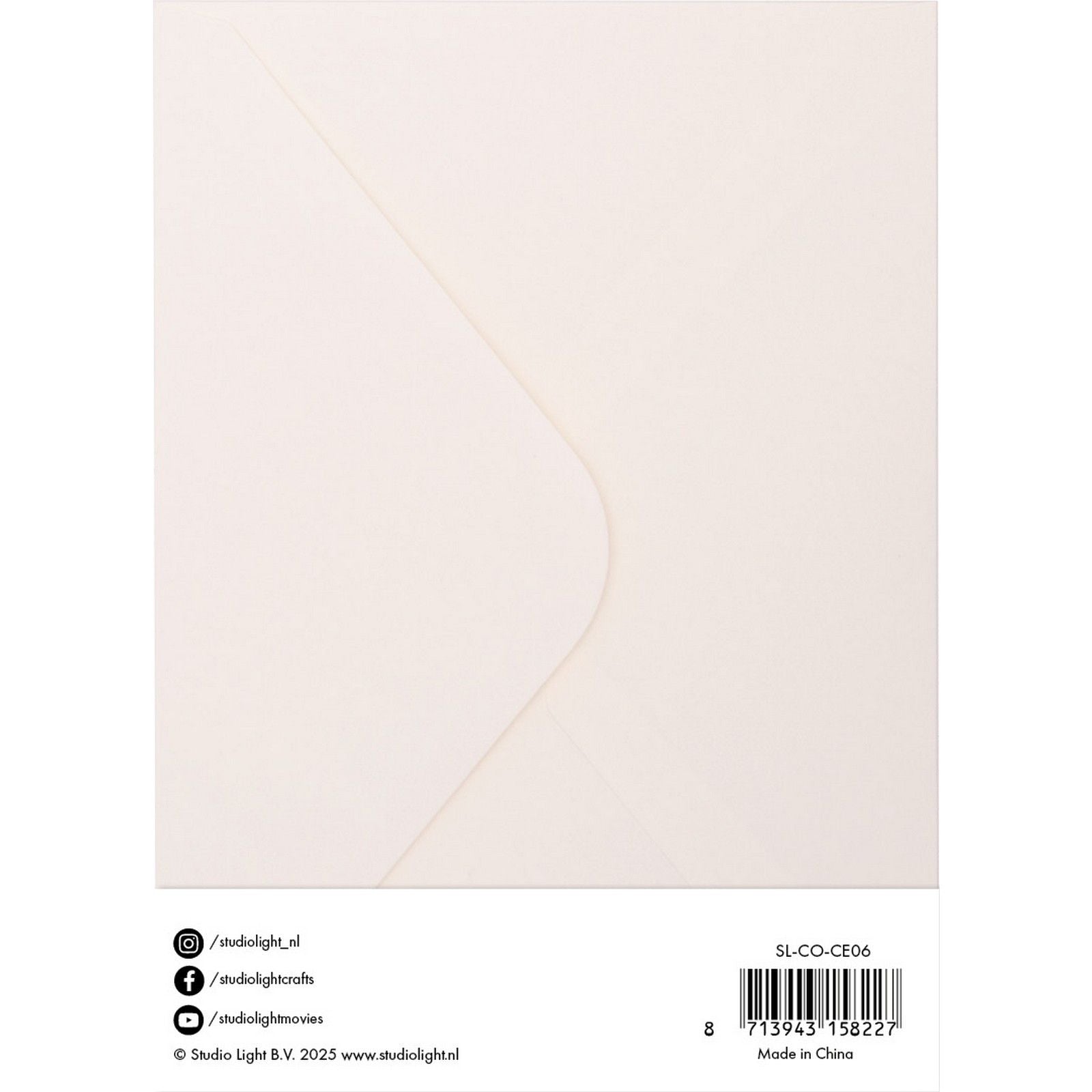 Studio Light • Kartenumschläge Creme 12,70x17,78cm