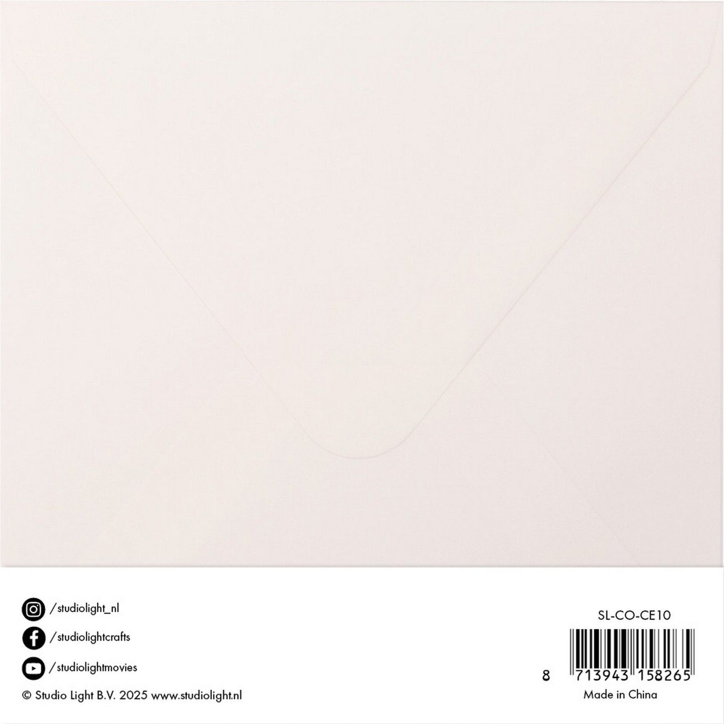 Studio Light • Kartenumschläge Creme 15,24x15,24cm