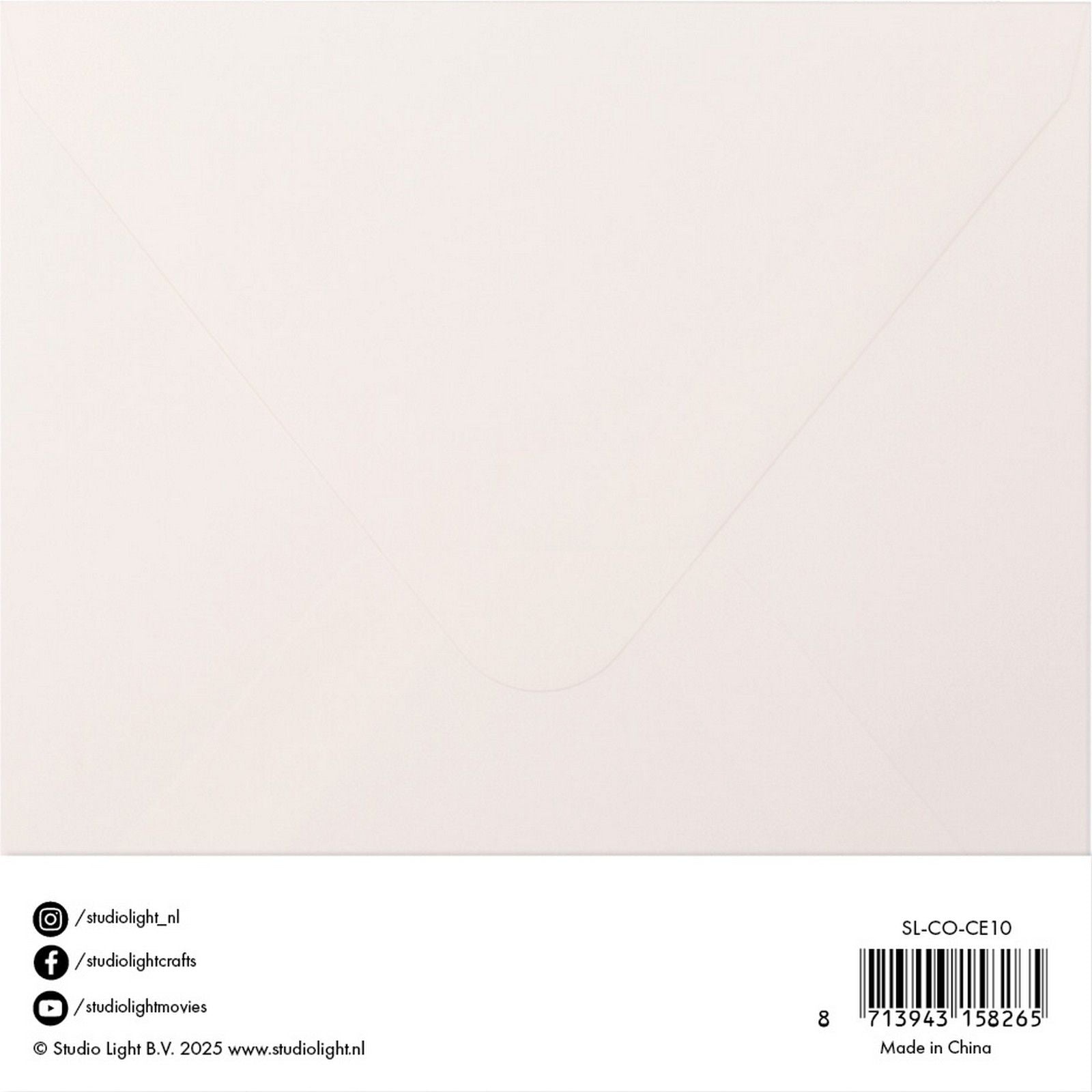Studio Light • Kartenumschläge Creme 15,24x15,24cm