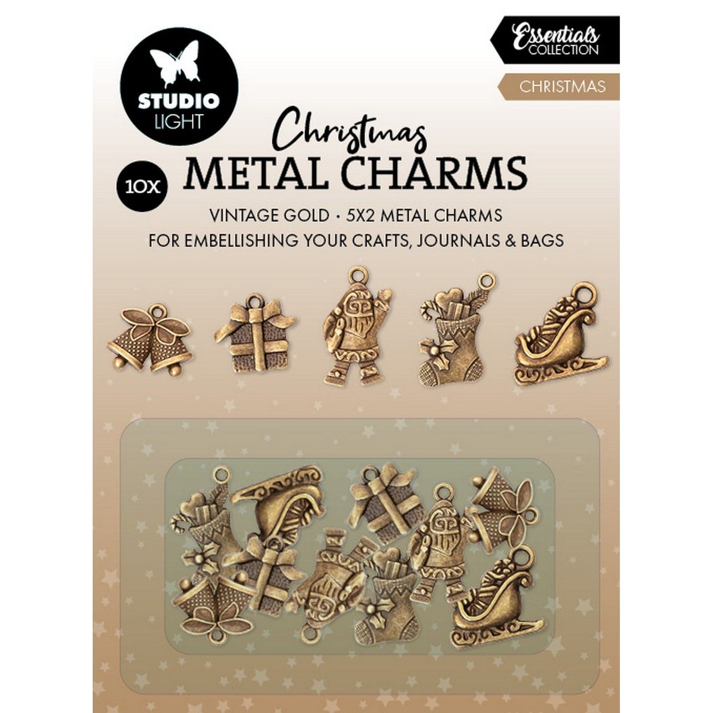 Studioleuchte • Essentials Metallanhänger Weihnachtselemente