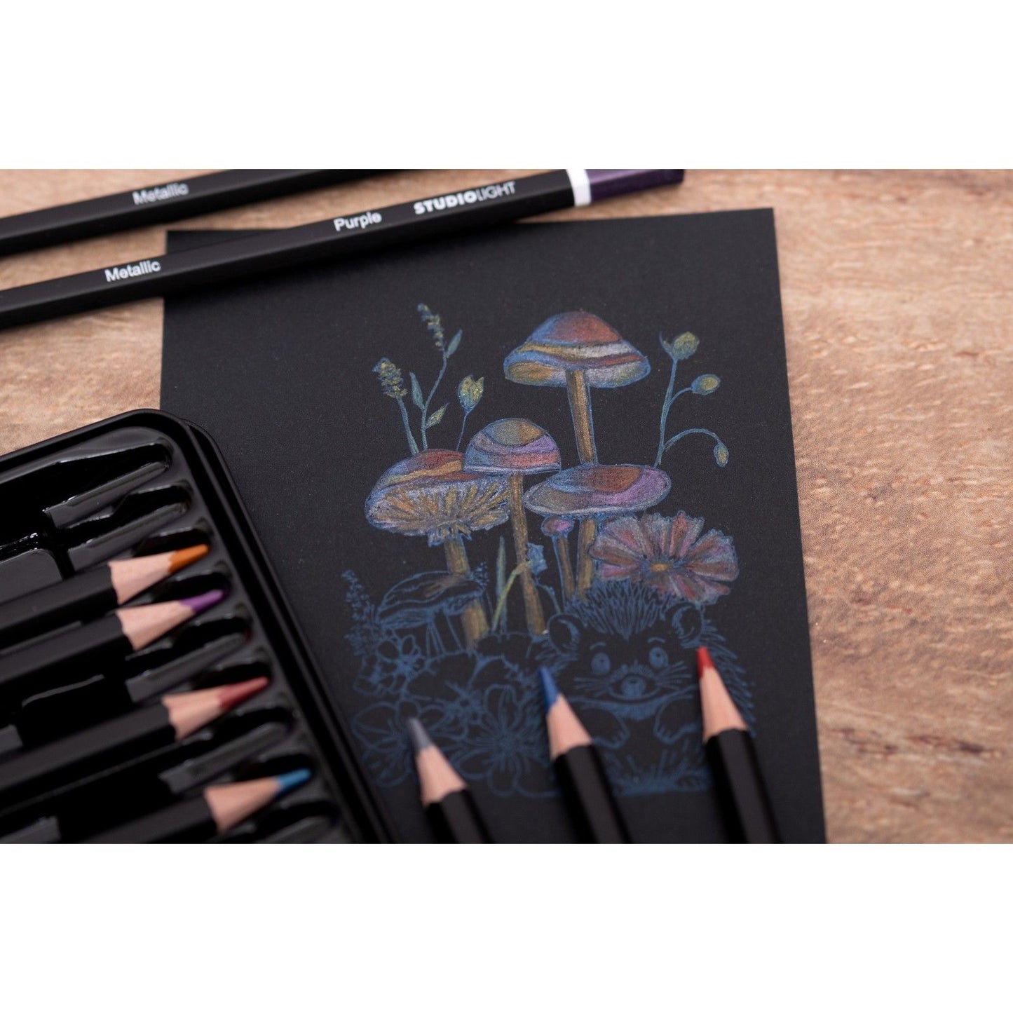 Studio Light • Essentials-Stifte mit Metallic-Finish, 12 Stück