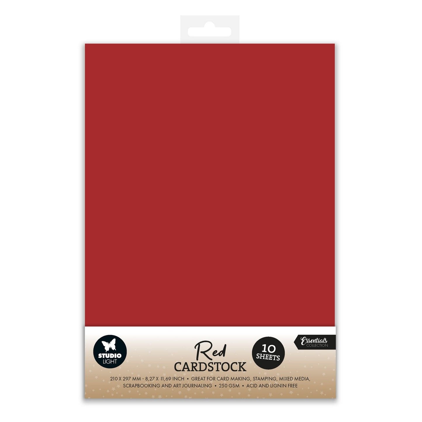 Studioleuchte • Verbrauchsmaterial Papierset Weihnachten rot