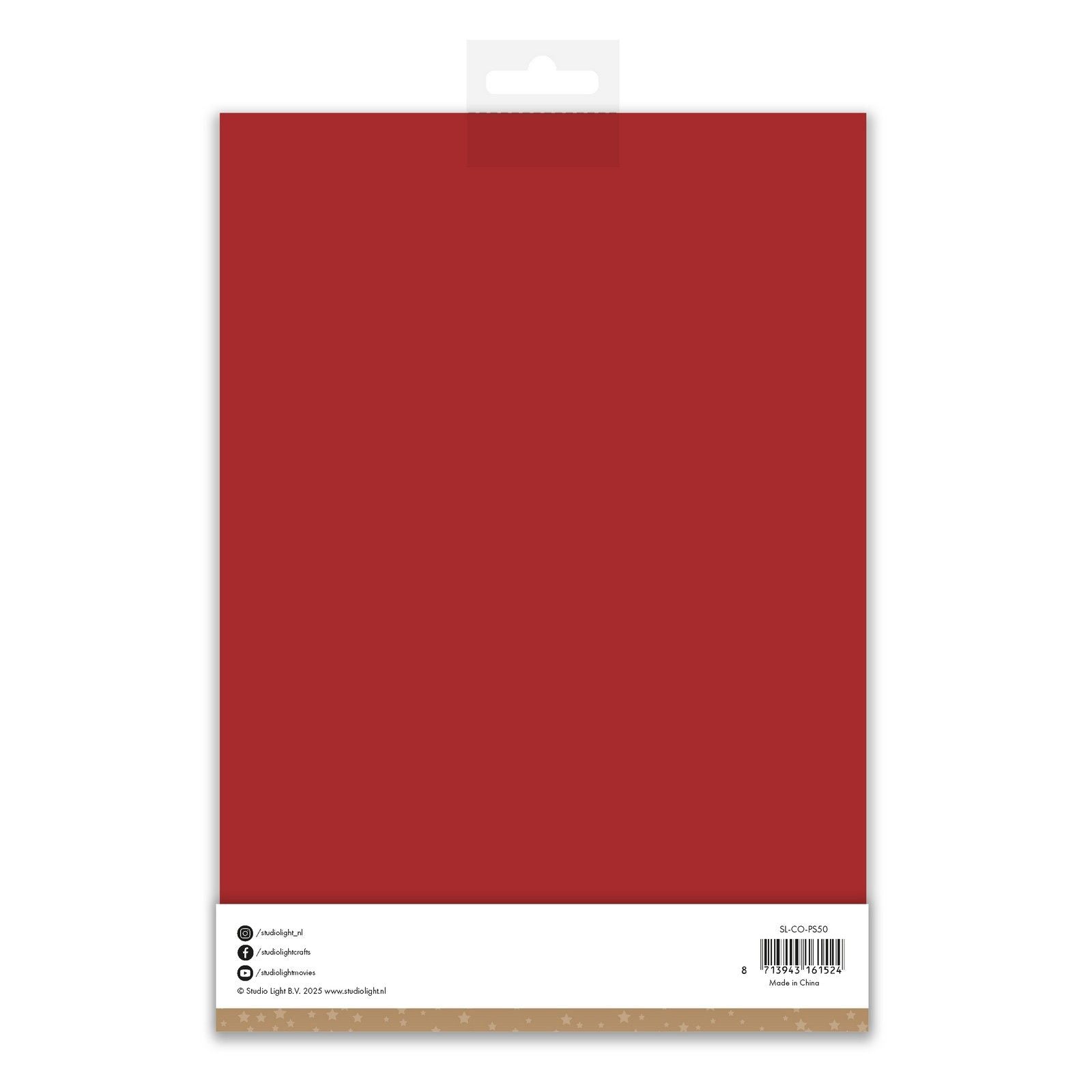 Studioleuchte • Verbrauchsmaterial Papierset Weihnachten rot