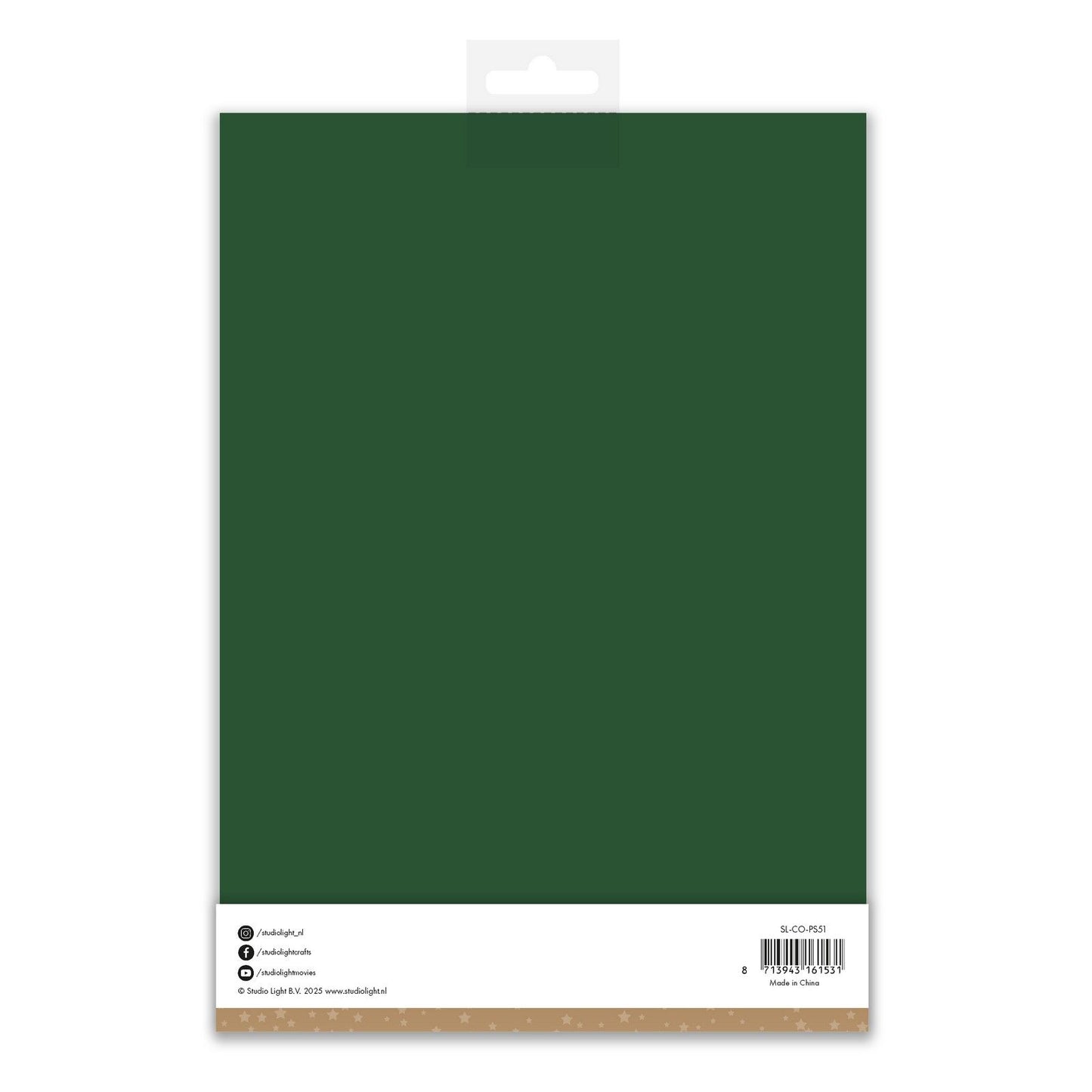 Studioleuchte • Verbrauchsmaterial Papierset weihnachtsgrün