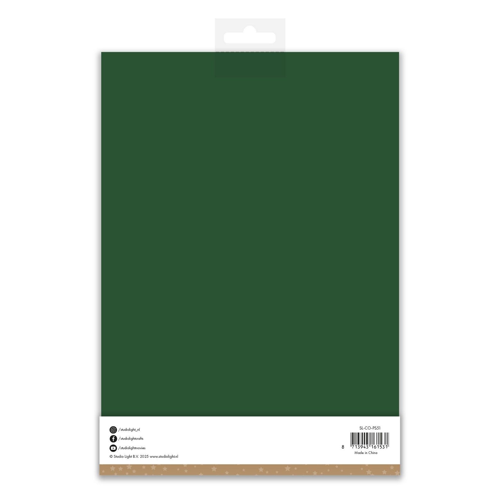 Studioleuchte • Verbrauchsmaterial Papierset weihnachtsgrün