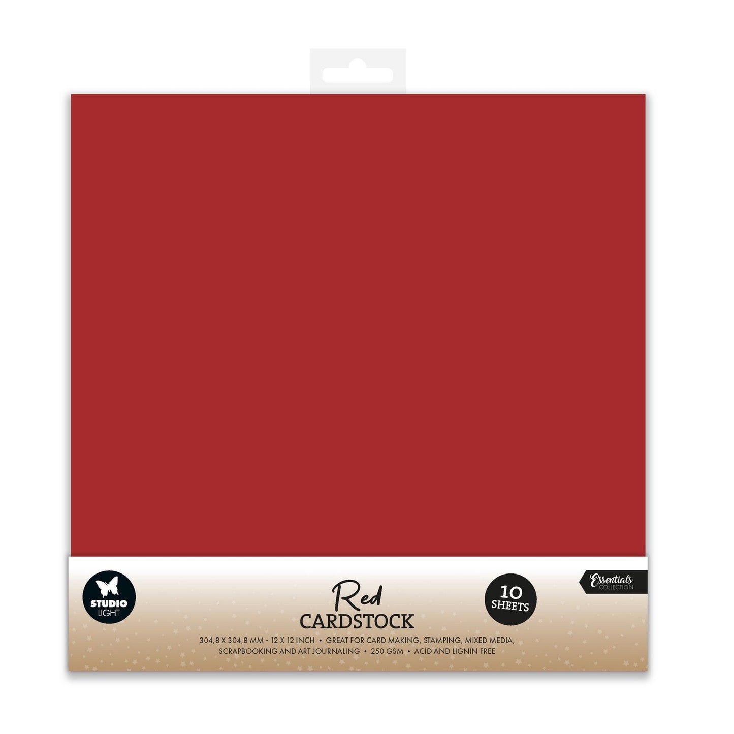 Studioleuchte • Verbrauchsmaterial Papierset Weihnachten rot