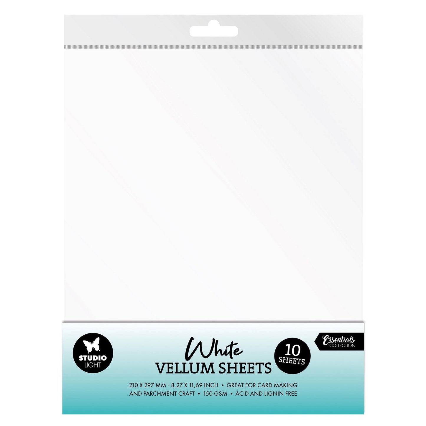Studiolicht • Essentials-Pergamentblätter, 150 g/m², weiß