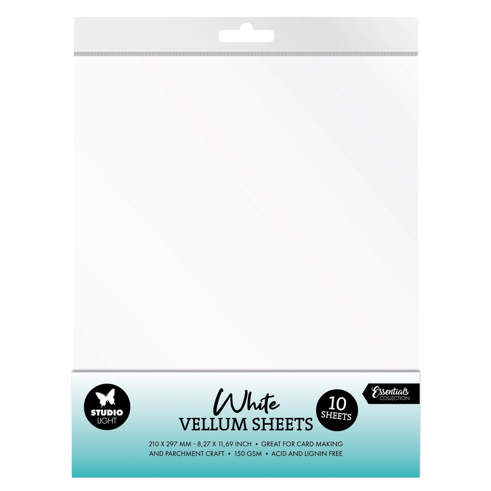 Studiolicht • Essentials-Pergamentblätter, 150 g/m², weiß