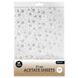 Studioleuchte • Essentials Acetatplatte Schneeflocken Silber - afbeelding 2