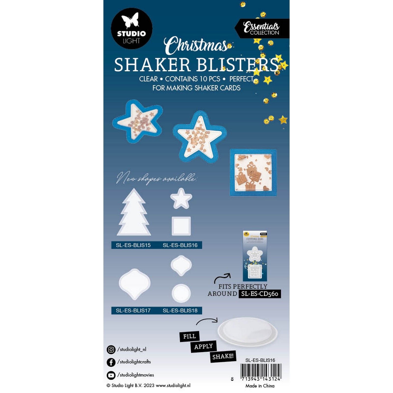Studioleuchte • Essentials Shaker Blister Mini-Geschenke