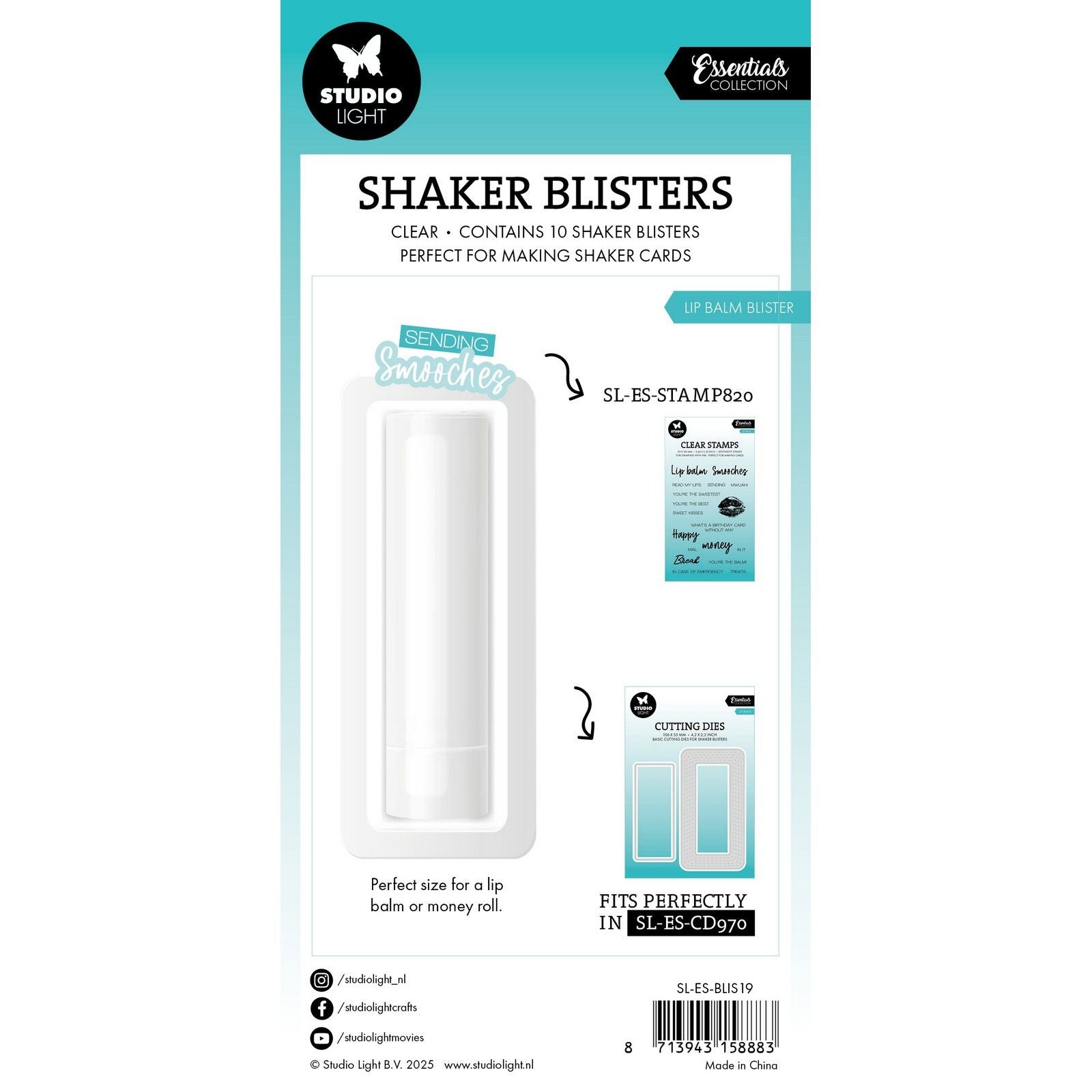 Studiolicht • Essentials-Shaker-Blister, Lippenbalsam-Blister
