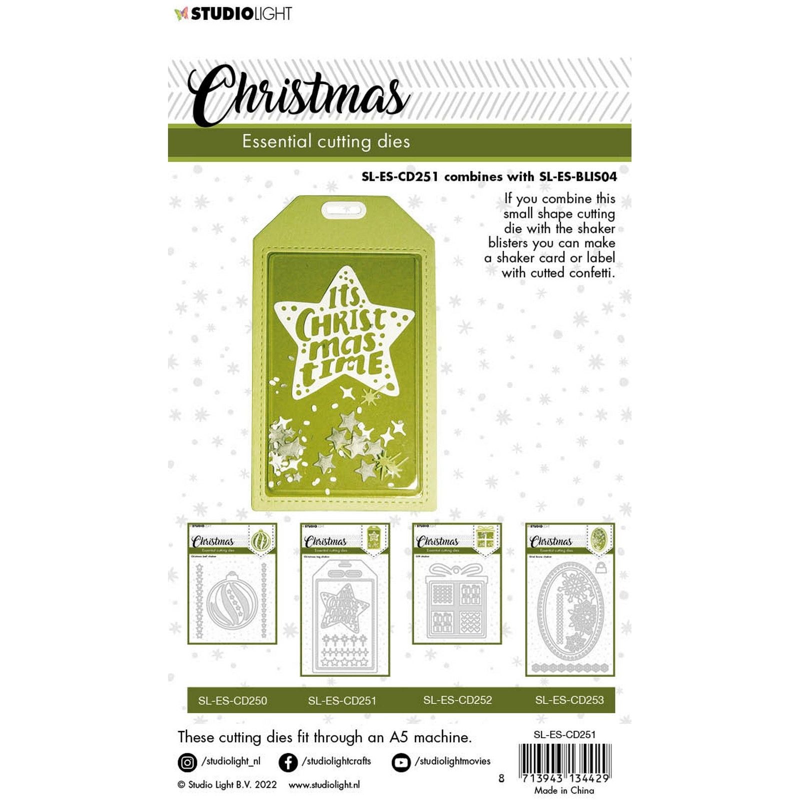 Studiolicht • Essentials Stanzformen Weihnachtsanhänger-Shaker
