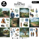 Studiolicht • Essentials Collage-Papierblock, Denim-Wochenenden - afbeelding 1