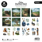Studiolicht • Essentials Collage-Papierblock, Denim-Wochenenden - afbeelding 2