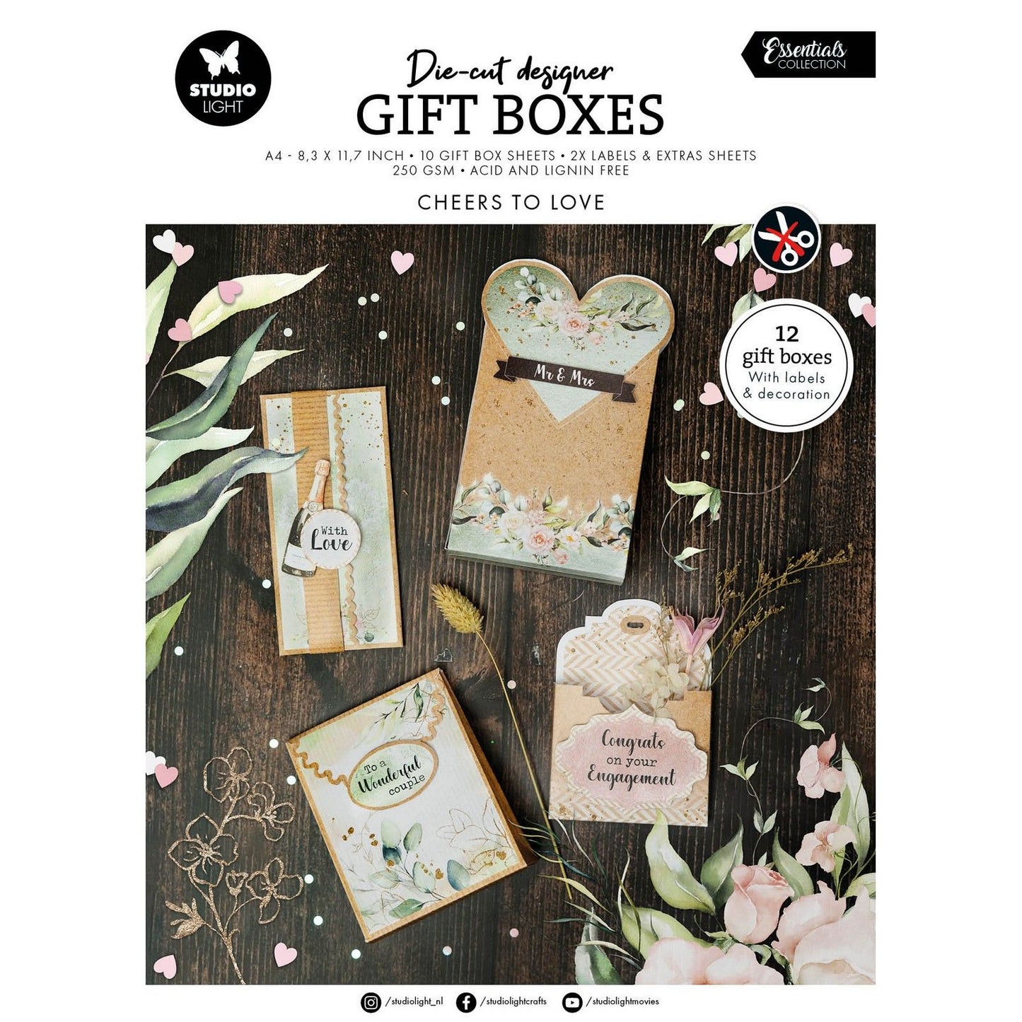 Studiolicht • Essentials DIY-Geschenkboxen für den Hochzeitstag