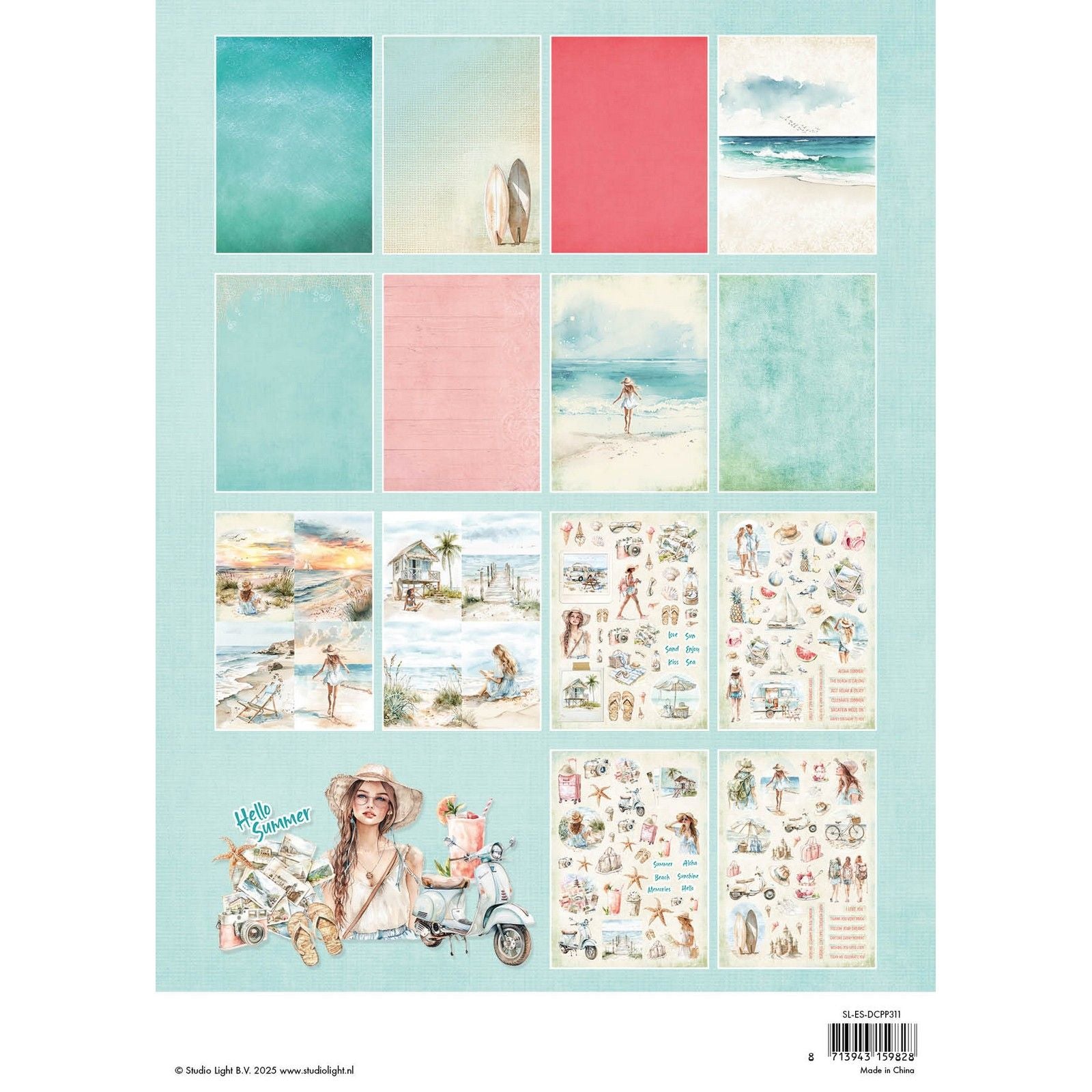 Studiolicht • Essentials gestanzter Papierblock Sommerfest