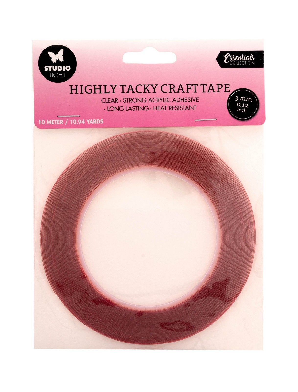 Studiolicht • Essentials stark klebendes doppelseitiges Bastelband 3 mm
