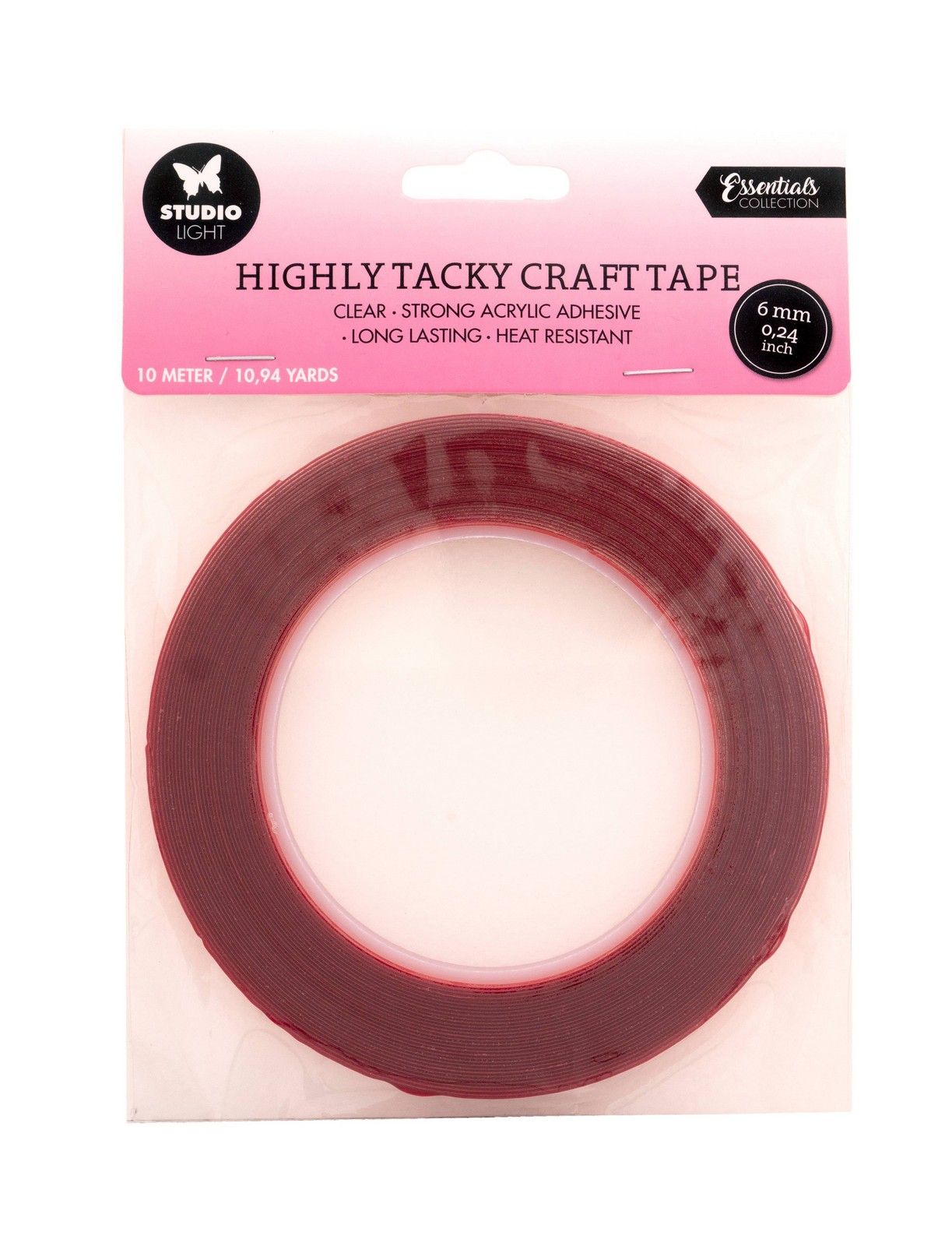 Studiolicht • Essentials stark klebendes doppelseitiges Bastelband 6 mm