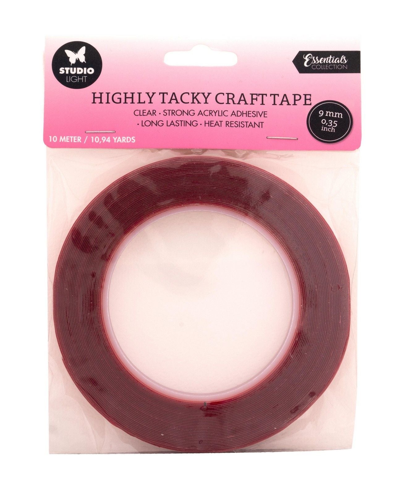 Studiolicht • Essentials stark klebendes doppelseitiges Bastelband 9 mm